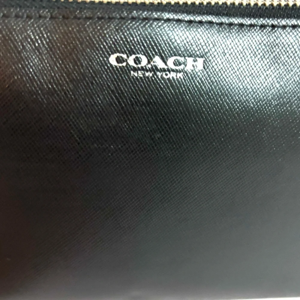 Coach unisex vintage Black Wristlet